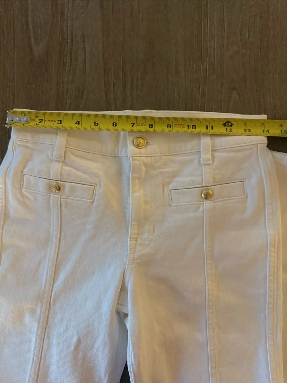 J. Crew New Vintage Flare Jean White Size 26 P